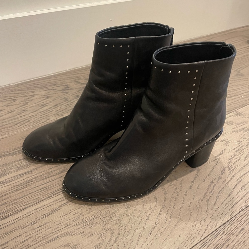Rag & Bone Black Studded Willow Boot - Size 39.5 (8.5) - Great Condition! - Picture 3 of 6